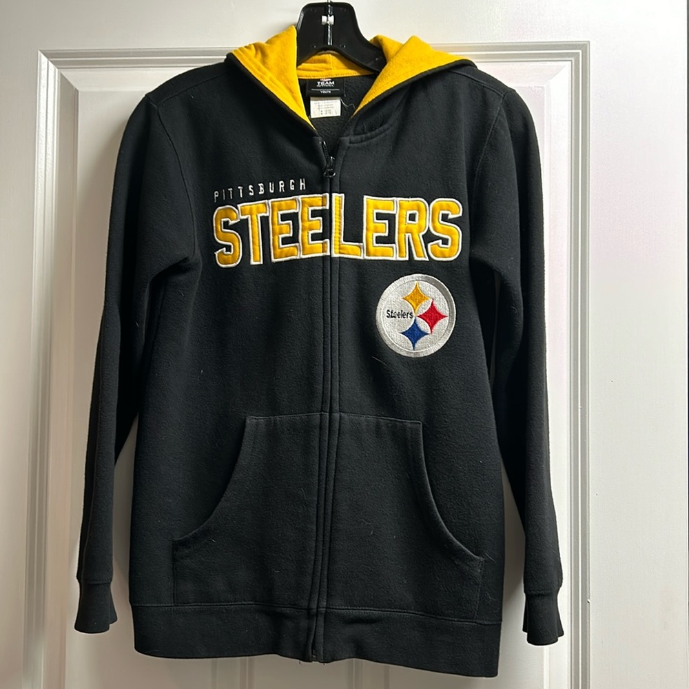NFL Pittsburgh Steelers zip up hoodie medium EUC